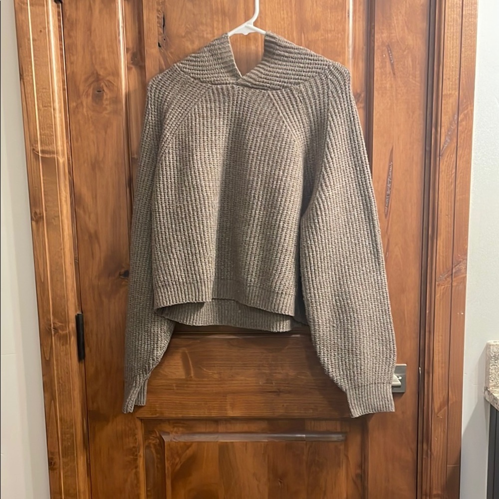 Cozy Knit Sweater in Taupe